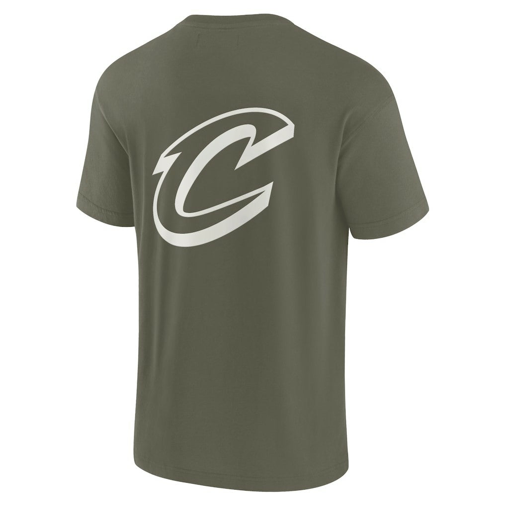Cleveland Cavaliers Unisex Elements Super Soft Short Sleeve T-Shirt Olive