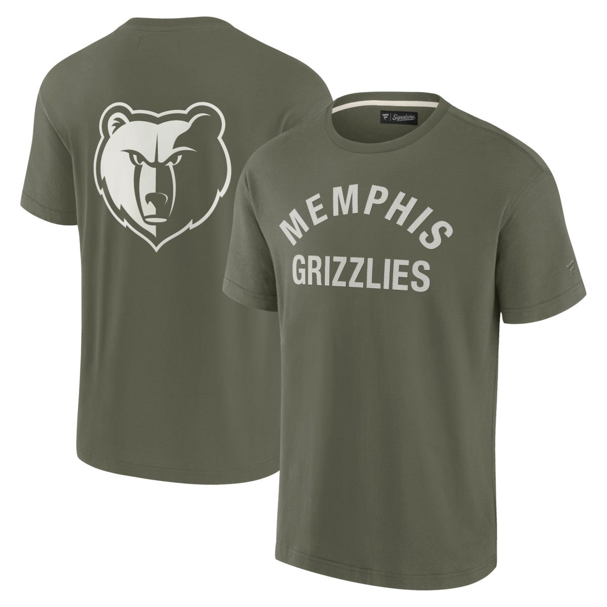 Memphis Grizzlies Unisex Elements Super Soft Short Sleeve T-Shirt Olive