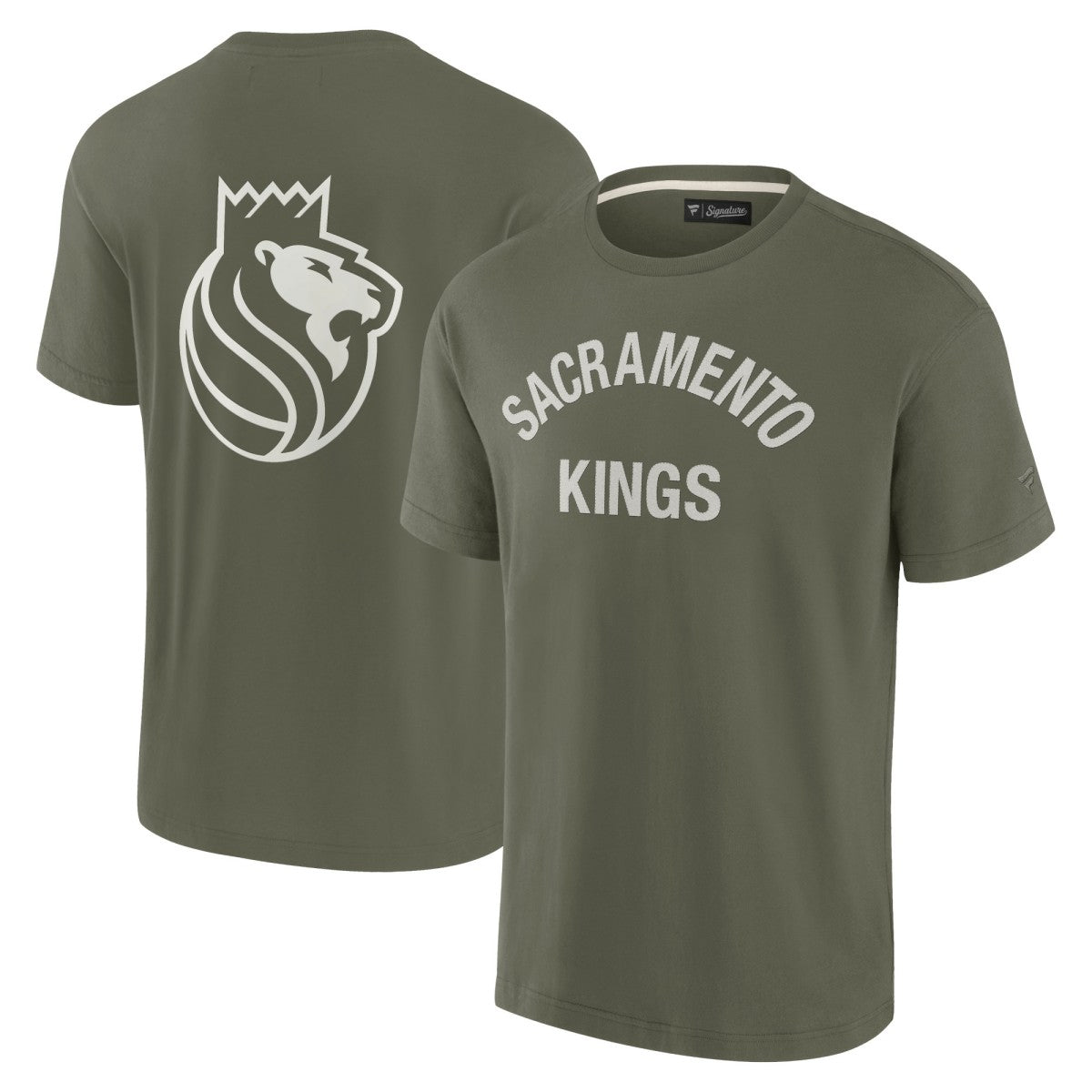 Sacramento Kings Unisex Elements Super Soft Short Sleeve T-Shirt Olive