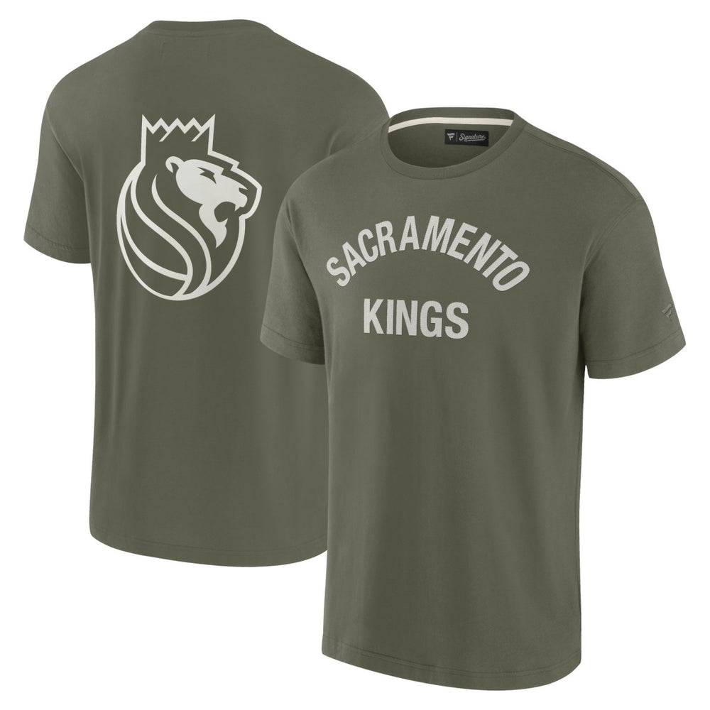 Sacramento Kings Unisex Elements Super Soft Short Sleeve T-Shirt Olive