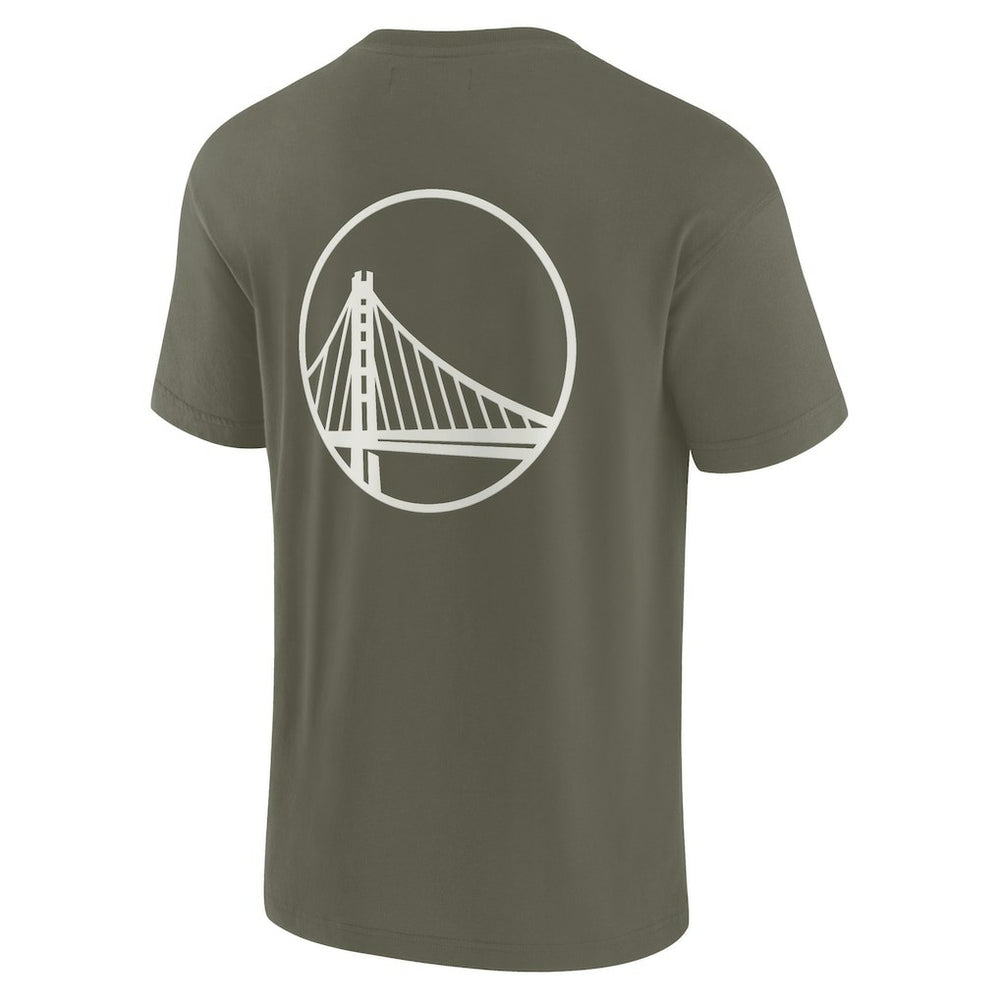 Golden State Warriors Unisex Elements Super Soft Short Sleeve T-Shirt Olive