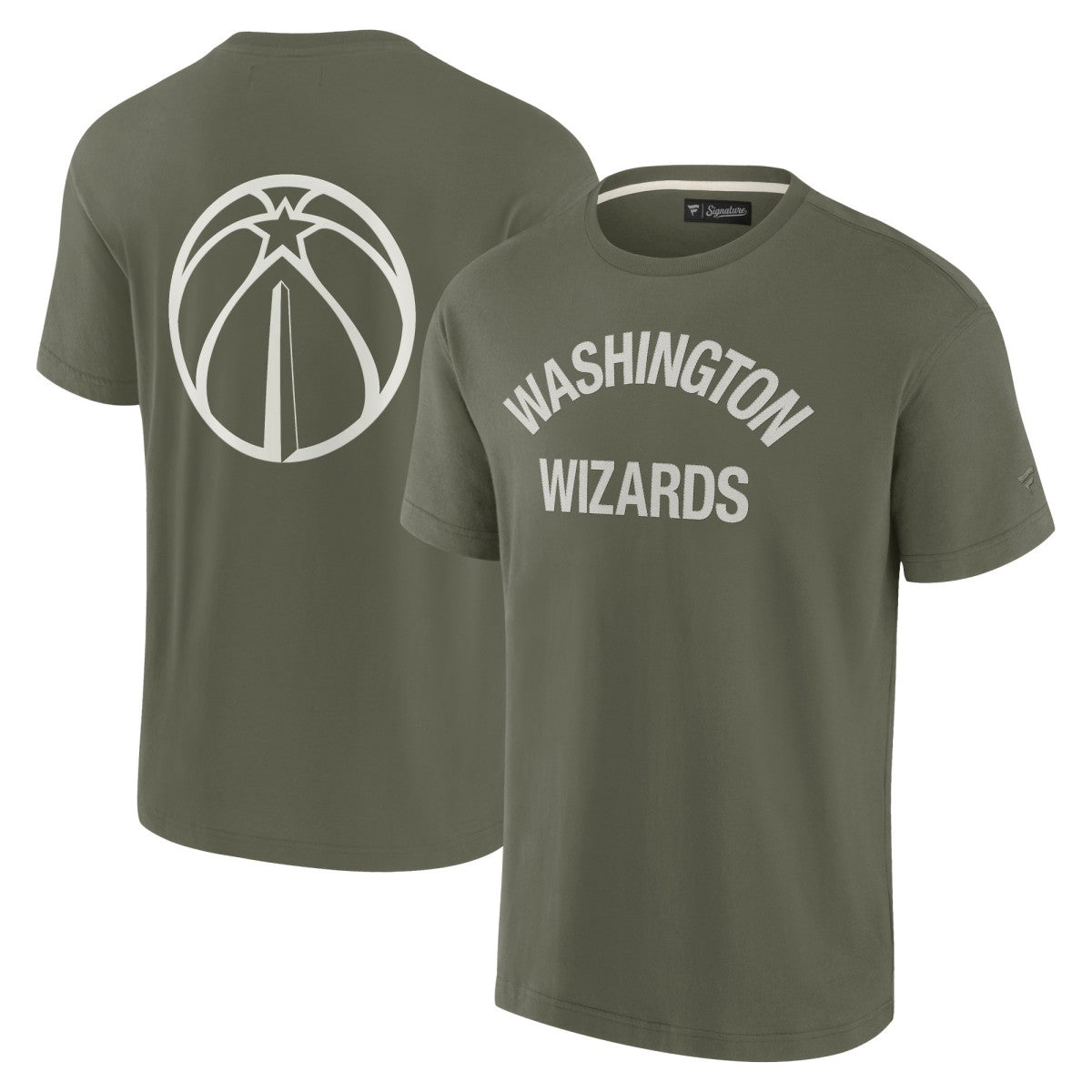 Washington Wizards Unisex Elements Super Soft Short Sleeve T-Shirt Olive