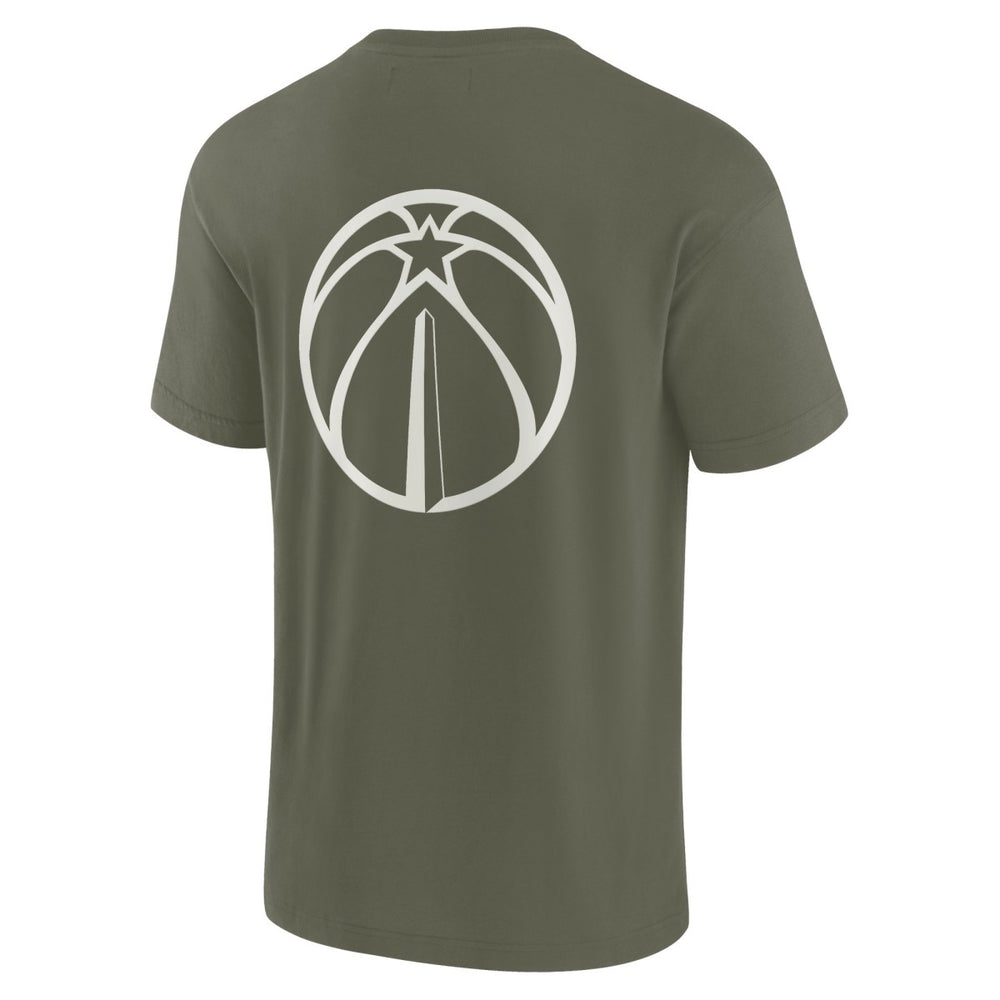 Washington Wizards Unisex Elements Super Soft Short Sleeve T-Shirt Olive