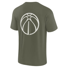 Washington Wizards Unisex Elements Super Soft Short Sleeve T-Shirt Olive