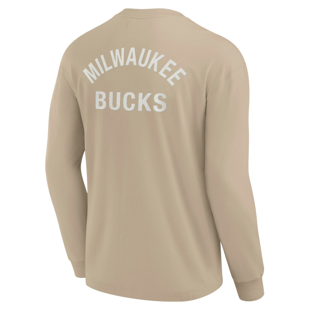 Milwaukee Bucks Unisex Elements Super Soft Long Sleeve T-Shirt Khaki