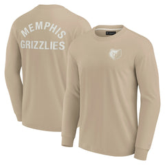 Memphis Grizzlies Unisex Elements Super Soft Long Sleeve T-Shirt Khaki