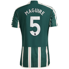 Harry Maguire Manchester United 2023/24 Away Player Jersey Green shop