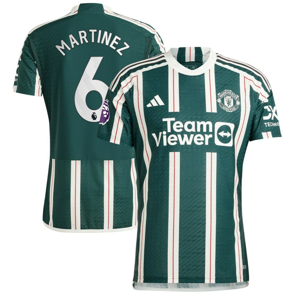 Lisandro Martínez Manchester United 2023/24 Away Player Jersey Green