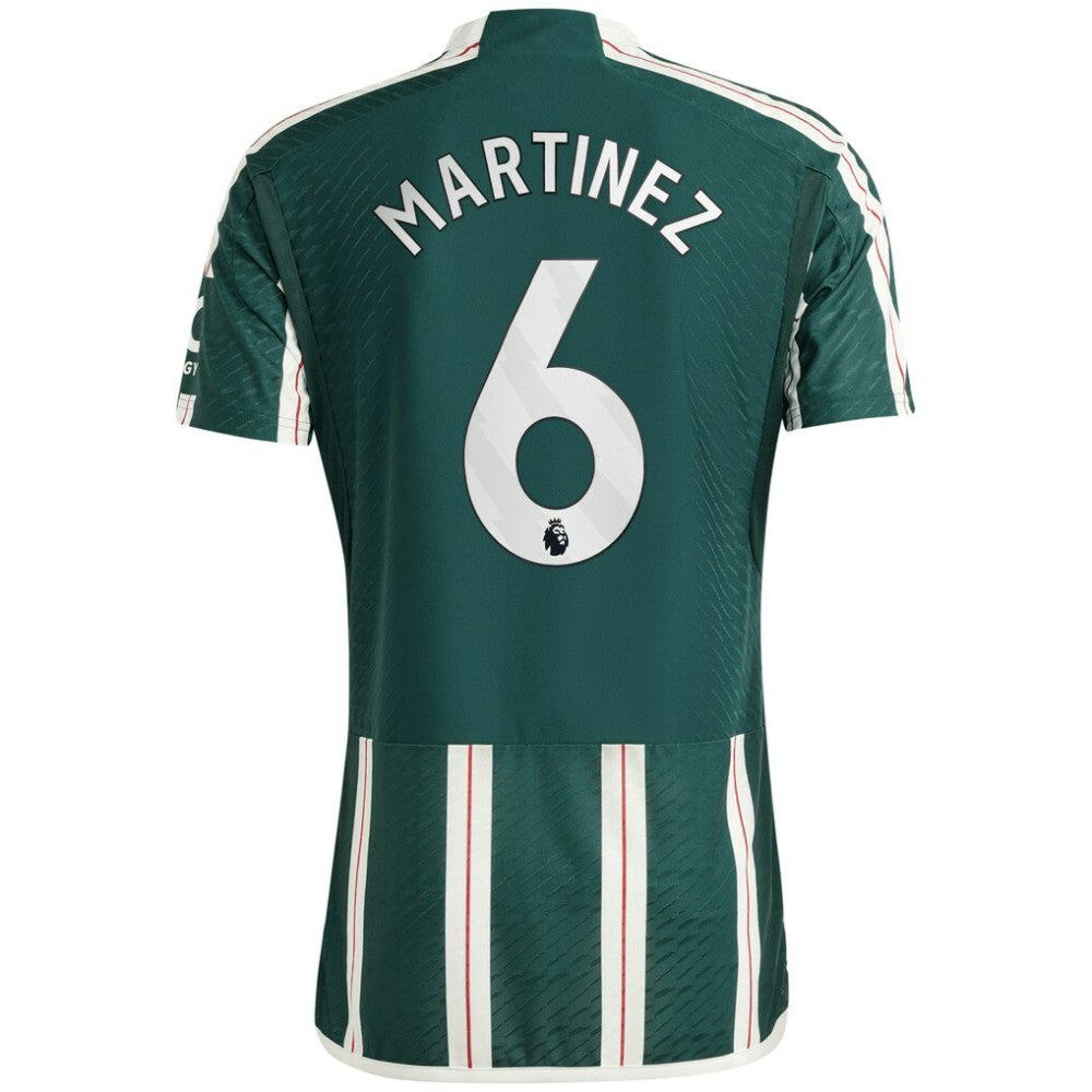 Lisandro Martínez Manchester United 2023/24 Away Player Jersey Green