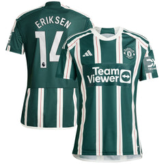 Christian Eriksen Manchester United 2023/24 Away Replica Player Jersey Green shop