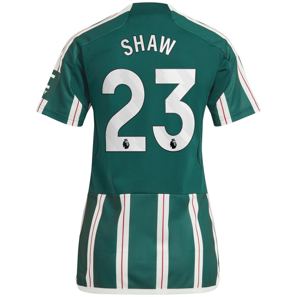 Luke Shaw Manchester United Women's 2023/24 Away Replica Player Jersey Green sale
