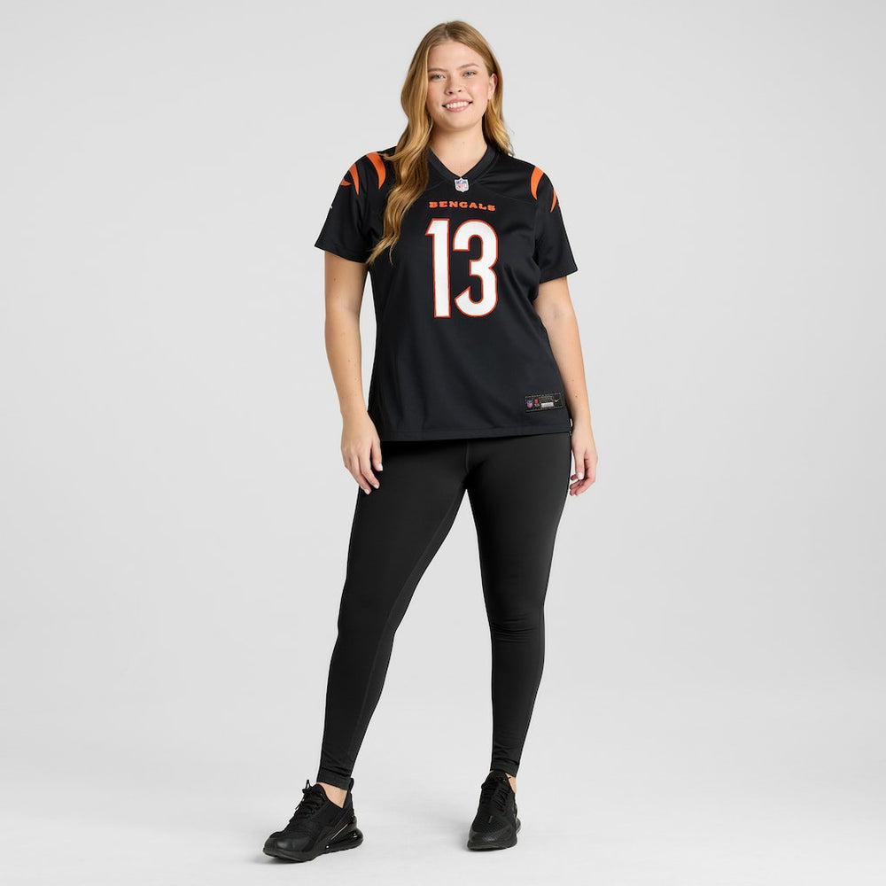 Ken Riley Cincinnati Bengals Women's Retired Player Game Jersey Black