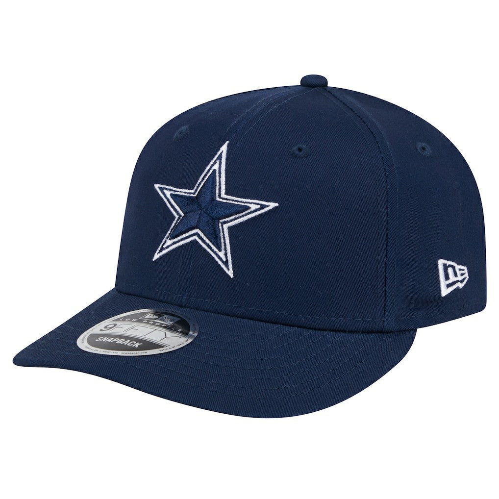 Dallas Cowboys New Era Main Low Profile 9FIFTY Snapback Hat Navy