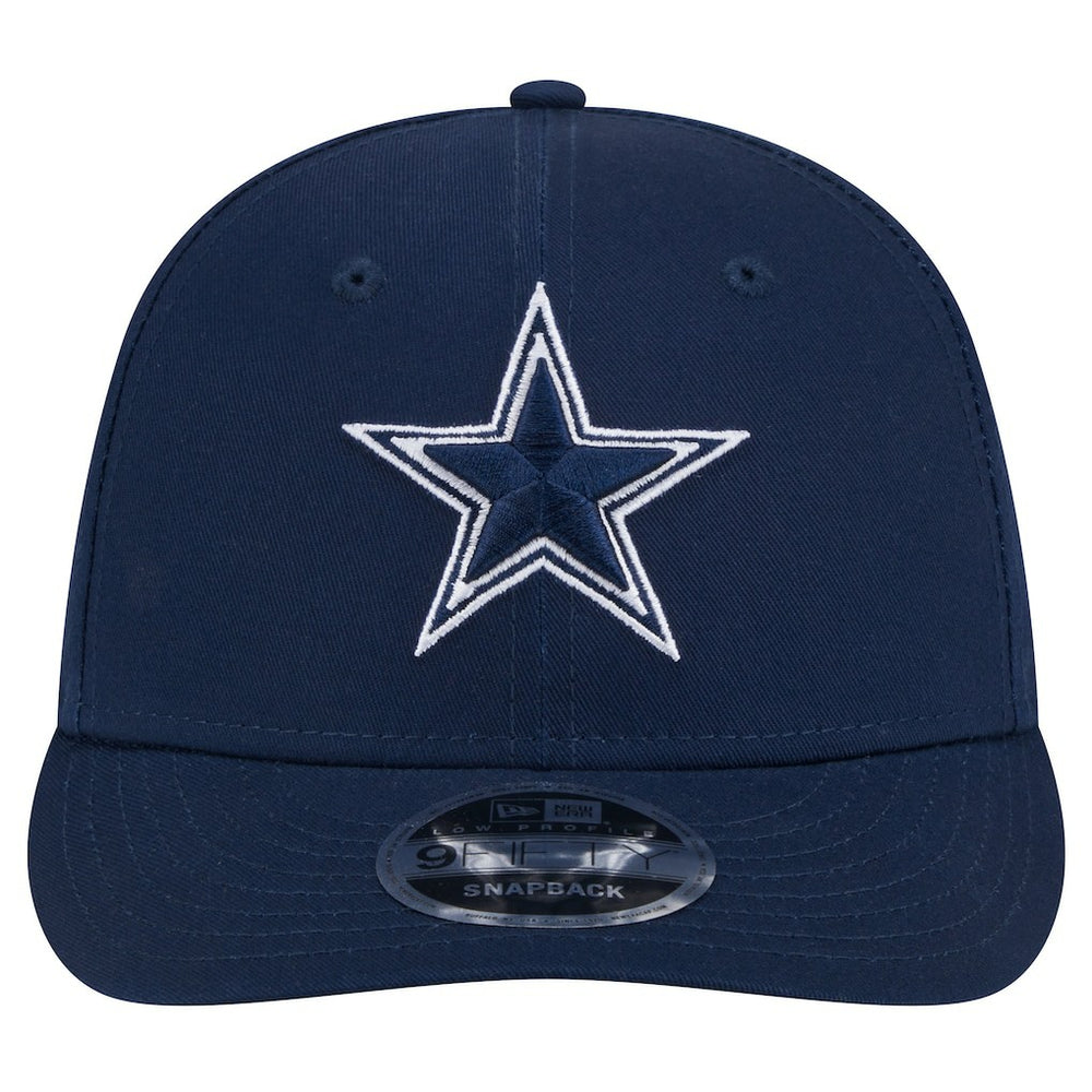 Dallas Cowboys New Era Main Low Profile 9FIFTY Snapback Hat Navy
