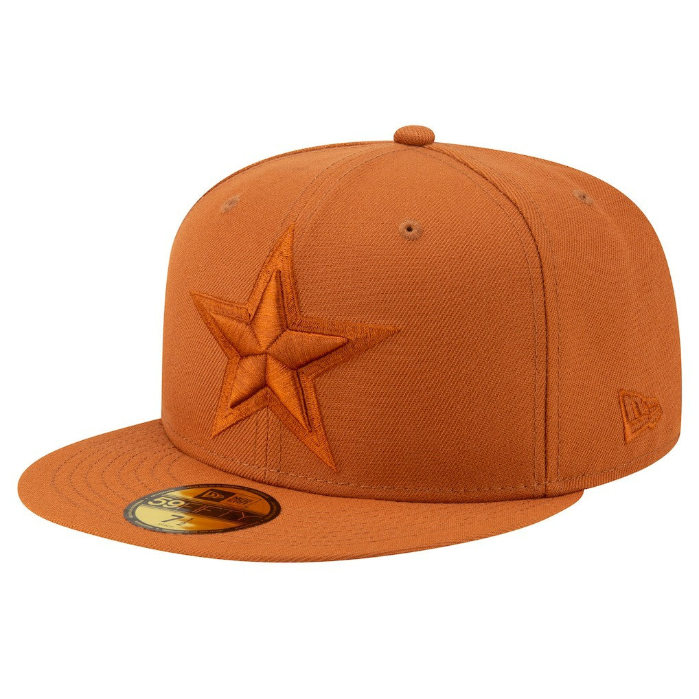 Dallas Cowboys New Era Color Pack 59FIFTY Fitted Hat Brown