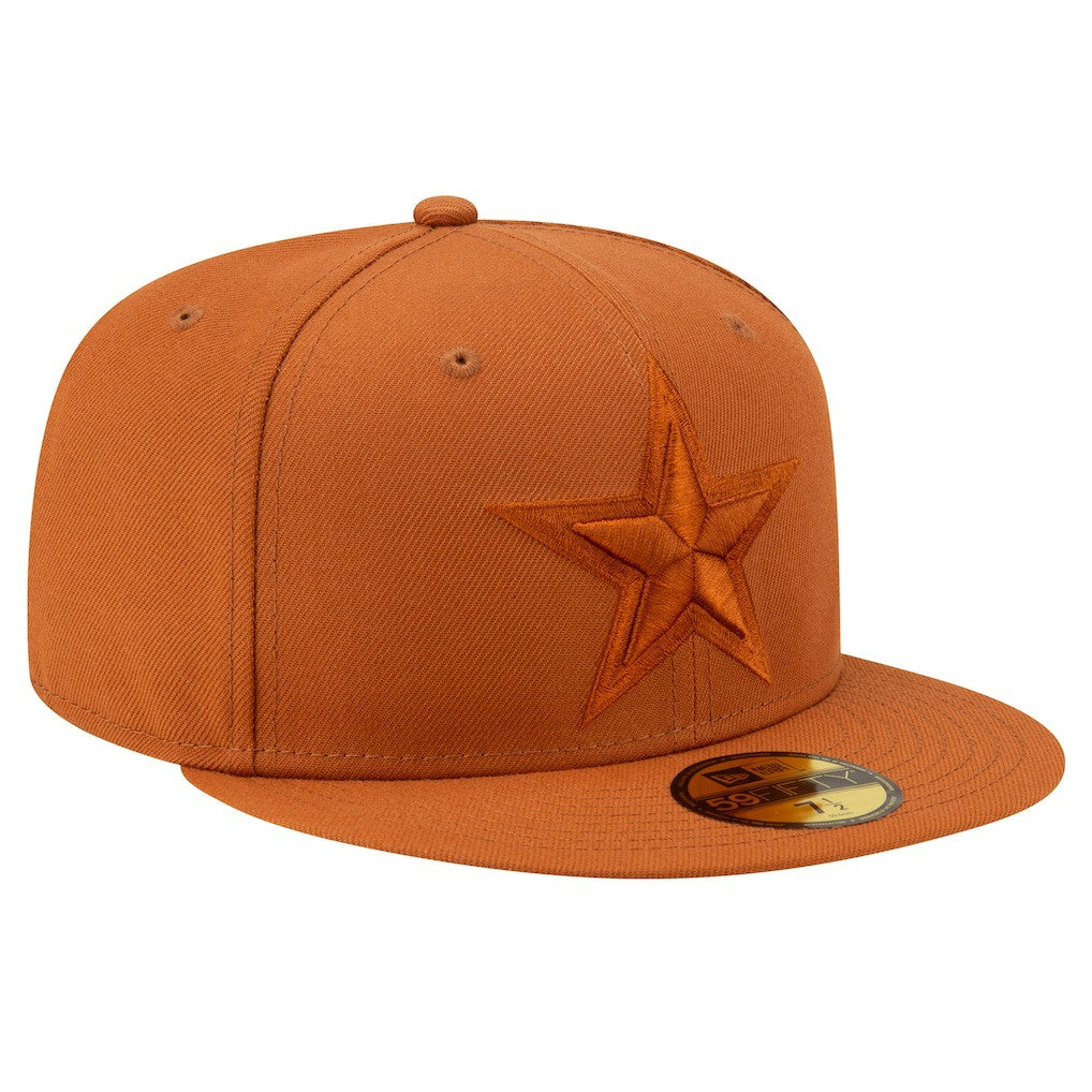 Dallas Cowboys New Era Color Pack 59FIFTY Fitted Hat Brown