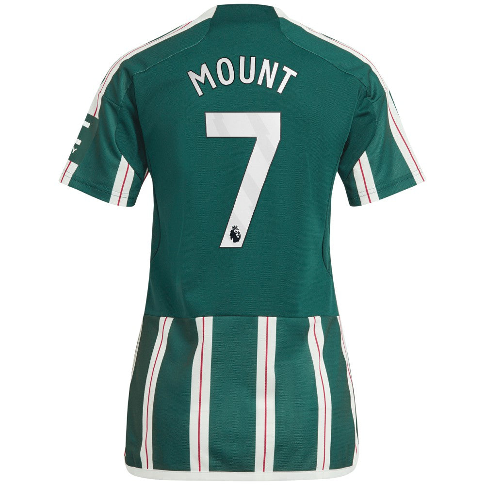 Mason Mount Manchester United Women's 2023/24 Away Replica Player Jersey Green