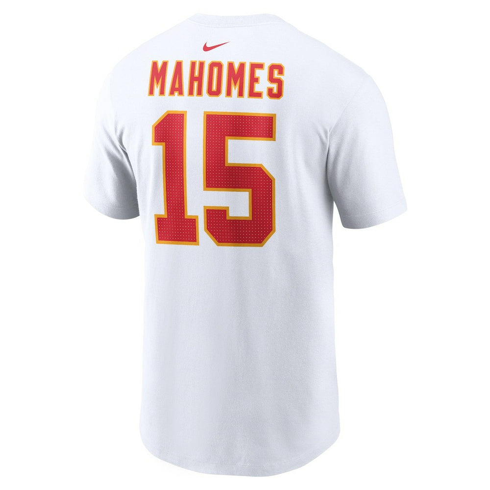 Patrick Mahomes Kansas City Chiefs Player Name & Number T-Shirt White