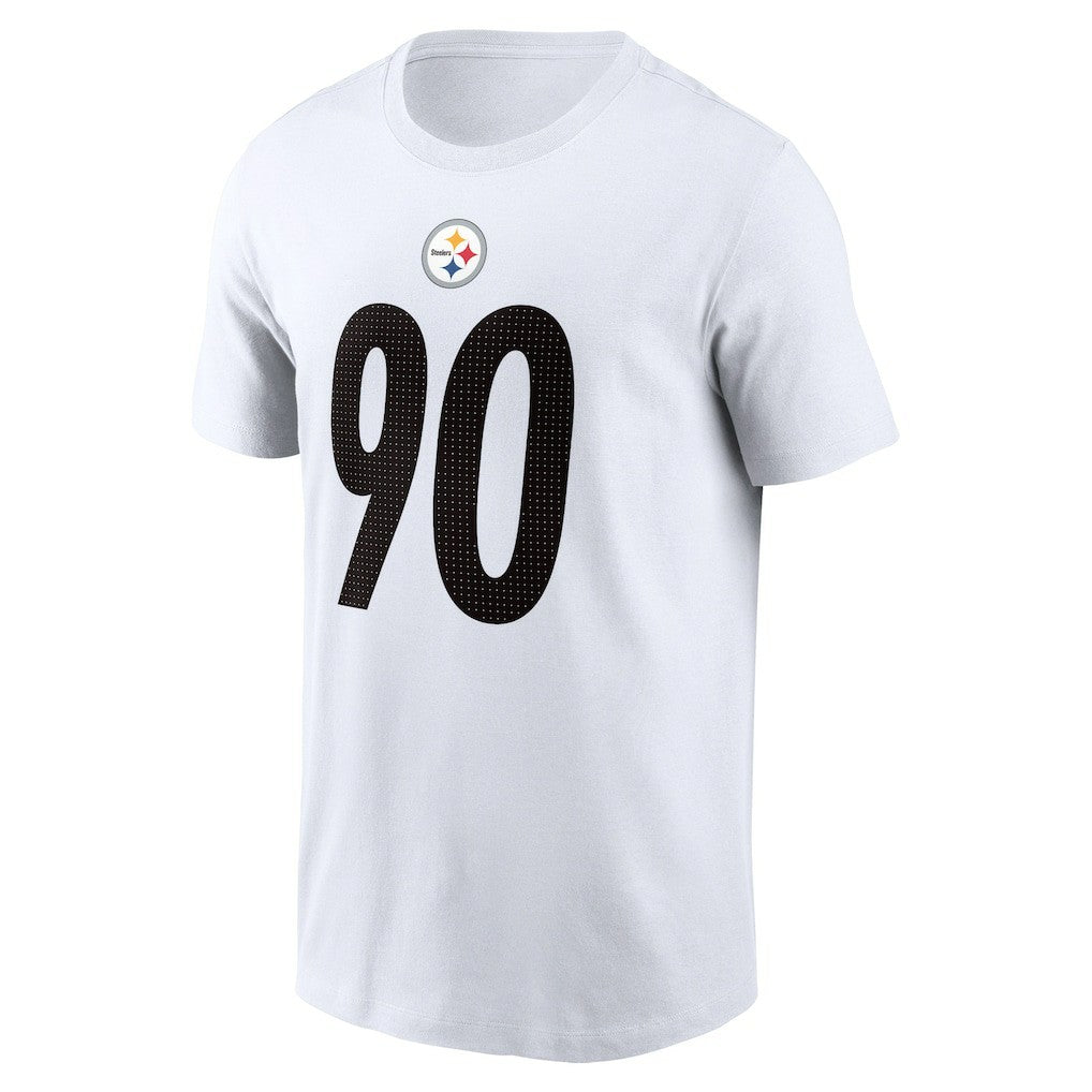T.J. Watt Pittsburgh Steelers Player Name & Number T-Shirt White