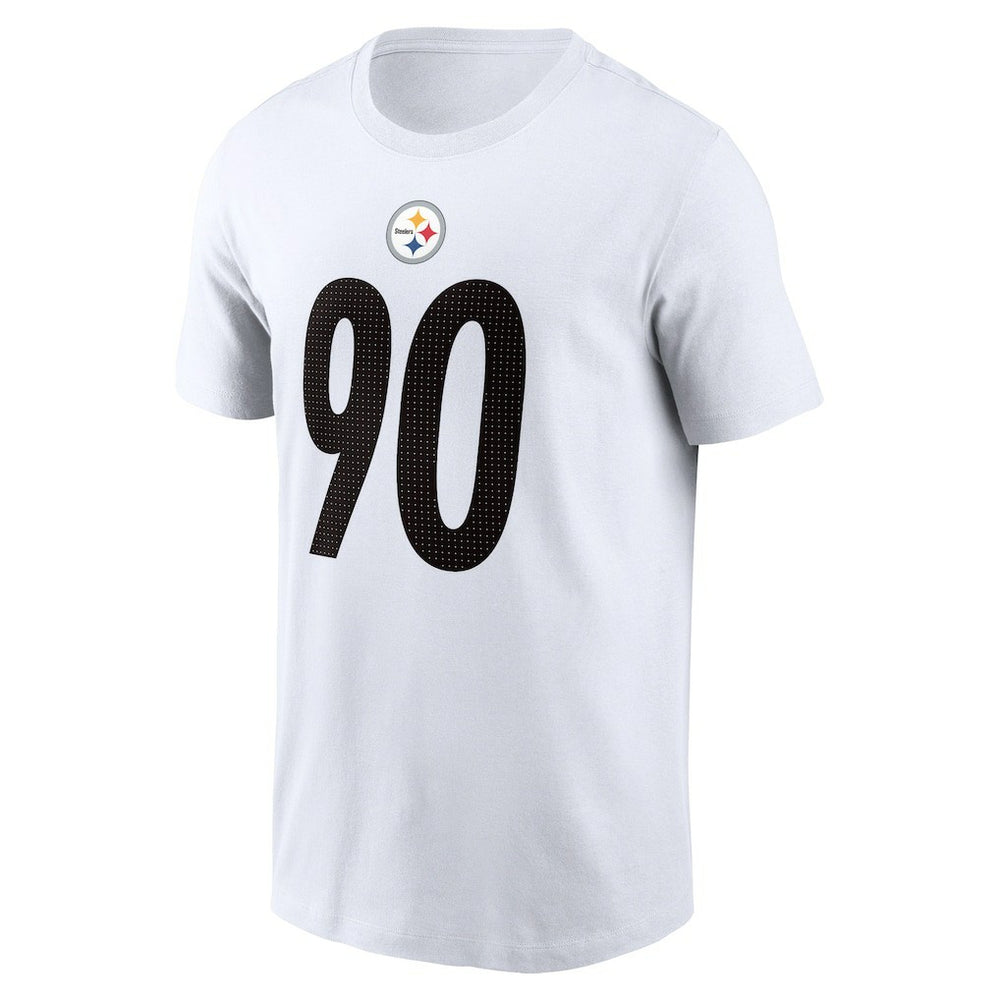 T.J. Watt Pittsburgh Steelers Player Name & Number T-Shirt White
