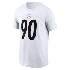 T.J. Watt Pittsburgh Steelers Player Name & Number T-Shirt White