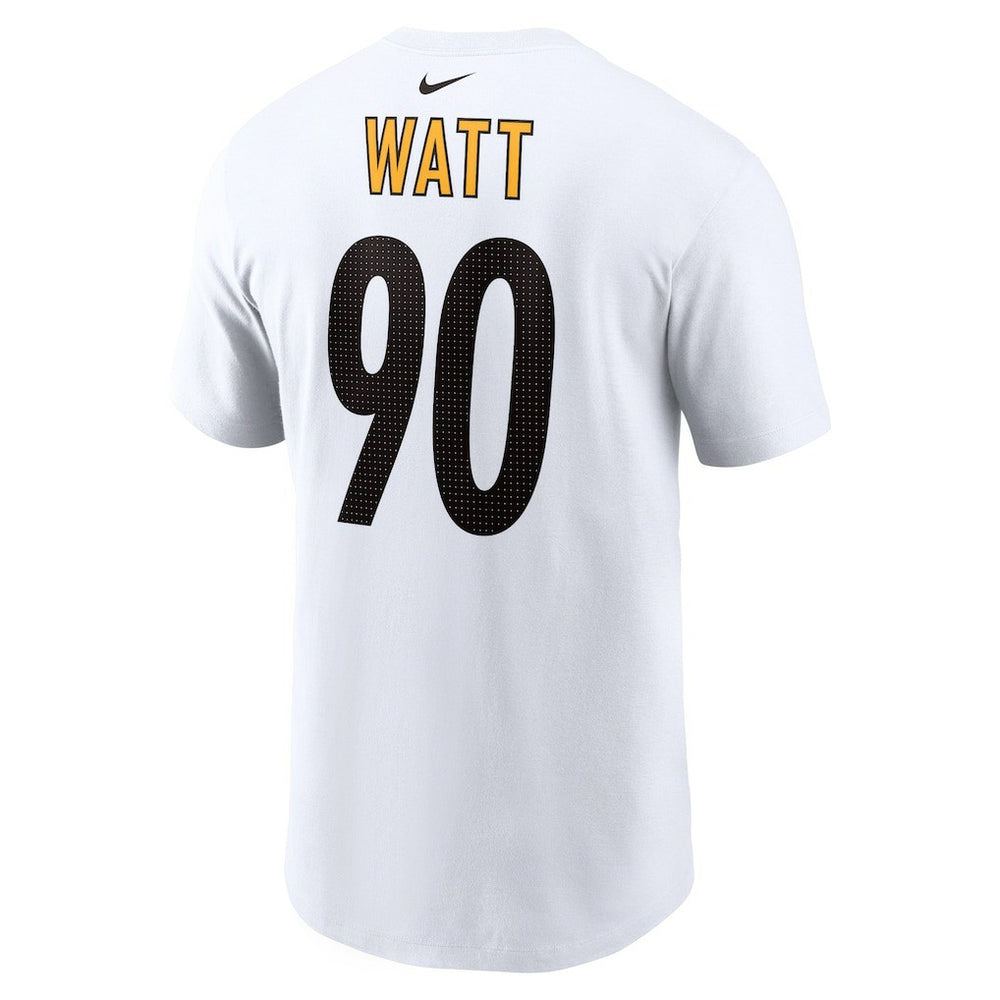 T.J. Watt Pittsburgh Steelers Player Name & Number T-Shirt White