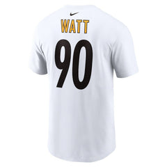 T.J. Watt Pittsburgh Steelers Player Name & Number T-Shirt White