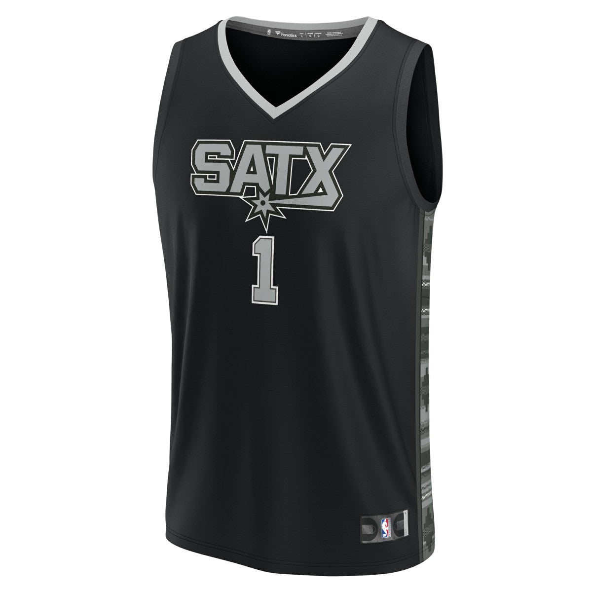 Victor Wembanyama San Antonio Spurs Fast Break Player Jersey Statement Edition Black