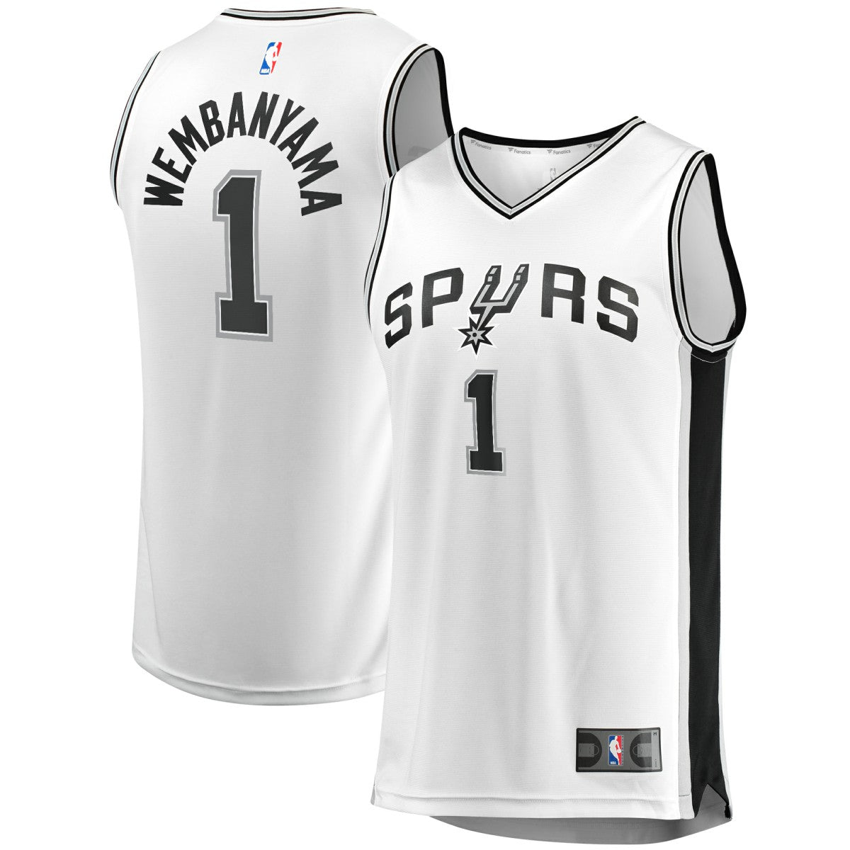 Victor Wembanyama San Antonio Spurs Youth Fast Break Player Jersey Association Edition White