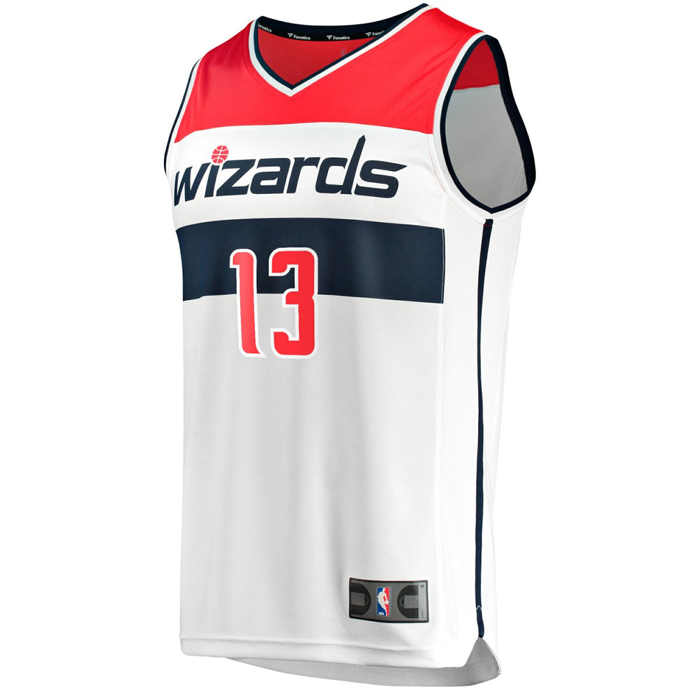 Jordan Poole Washington Wizards Youth Fast Break Player Jersey Association Edition White