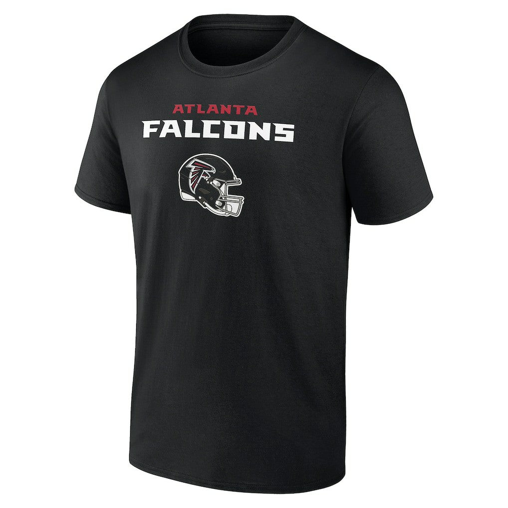 Atlanta Falcons Personalized Name & Number Team Wordmark T-Shirt Black