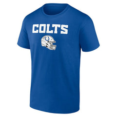 Indianapolis Colts Personalized Name & Number Team Wordmark T-Shirt Royal