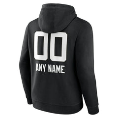 Jacksonville Jaguars Personalized Name & Number Team Wordmark Pullover Hoodie Black
