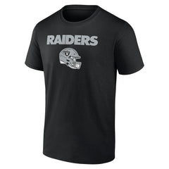 Las Vegas Raiders Personalized Name & Number Team Wordmark T-Shirt Black