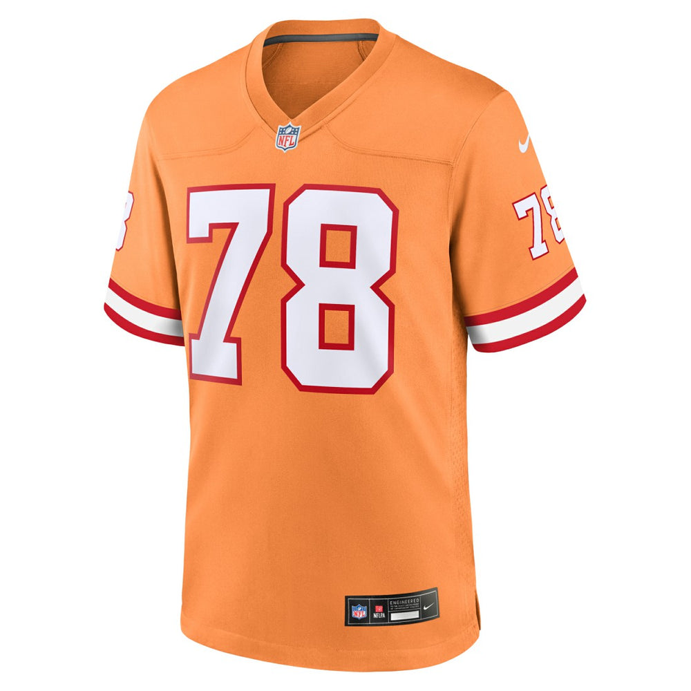 Tristan Wirfs Tampa Bay Buccaneers Alternate Game Jersey Orange