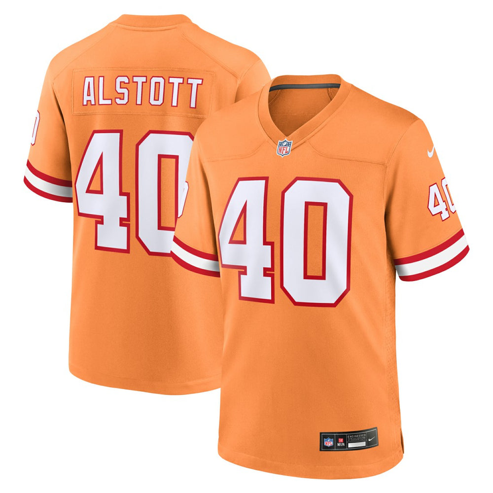 Mike Alstott Tampa Bay Buccaneers Throwback Game Jersey Orange