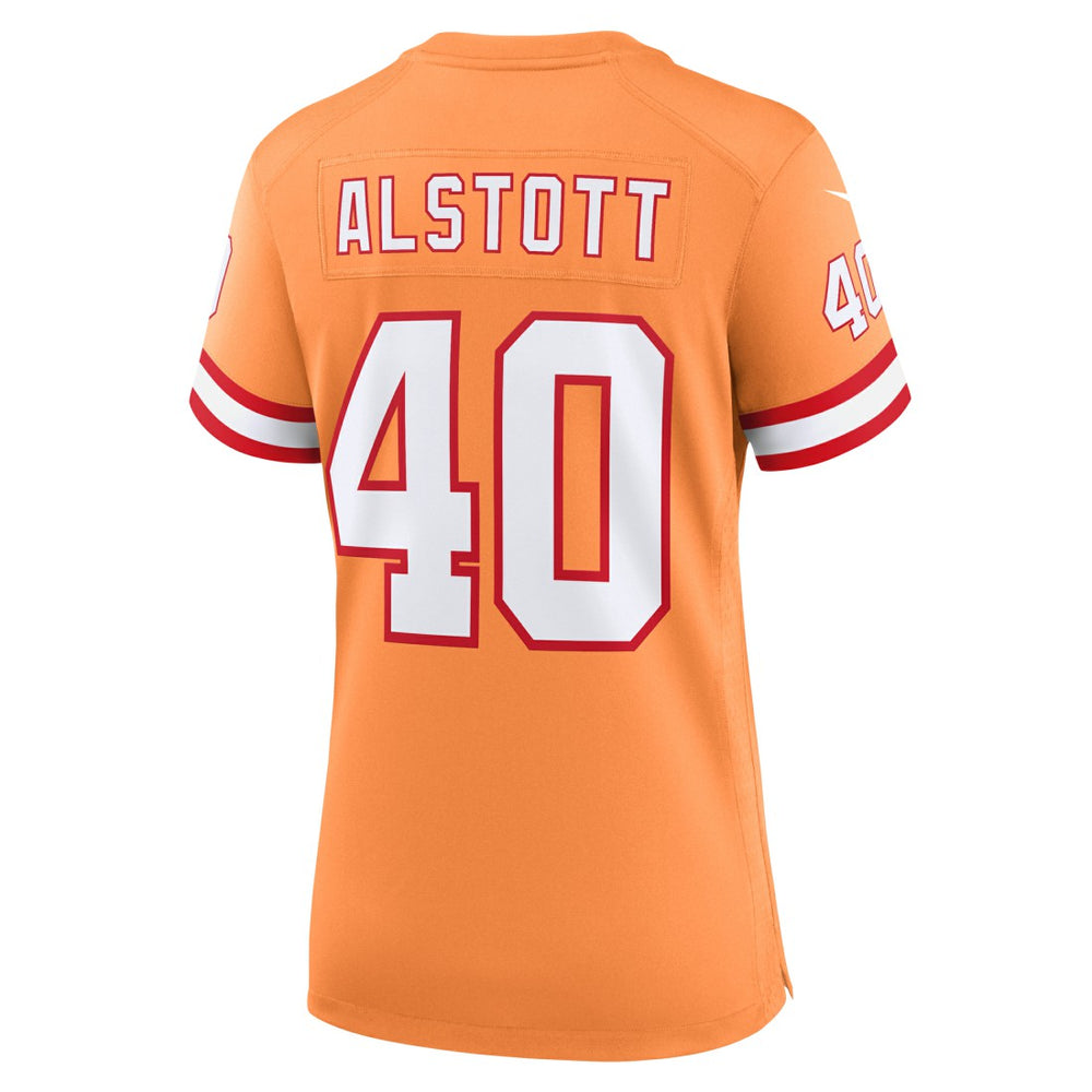 Mike Alstott Tampa Bay Buccaneers Women's Throwback Game Jersey Orange