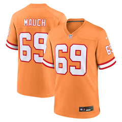 Cody Mauch Tampa Bay Buccaneers Alternate Game Jersey Orange