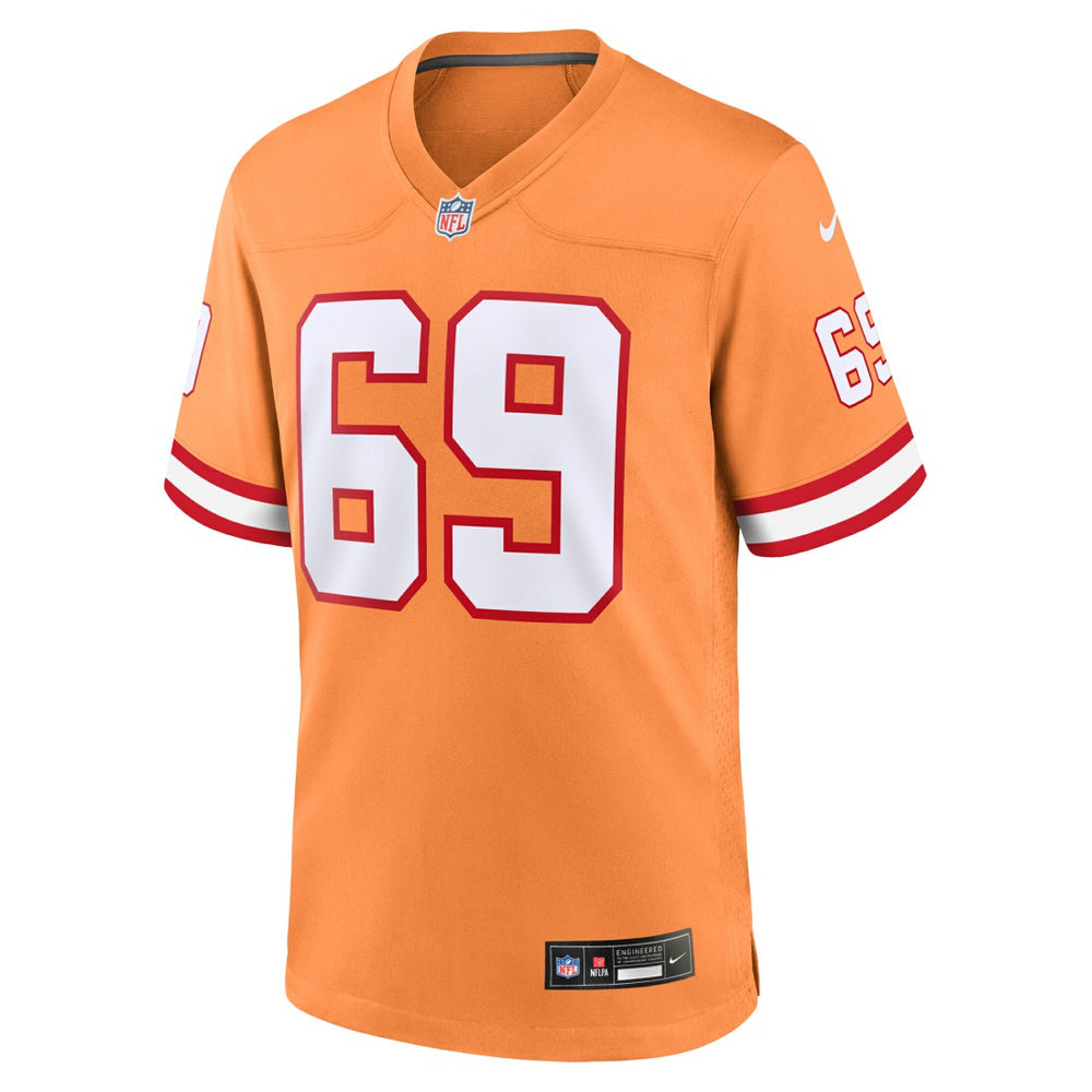 Cody Mauch Tampa Bay Buccaneers Alternate Game Jersey Orange