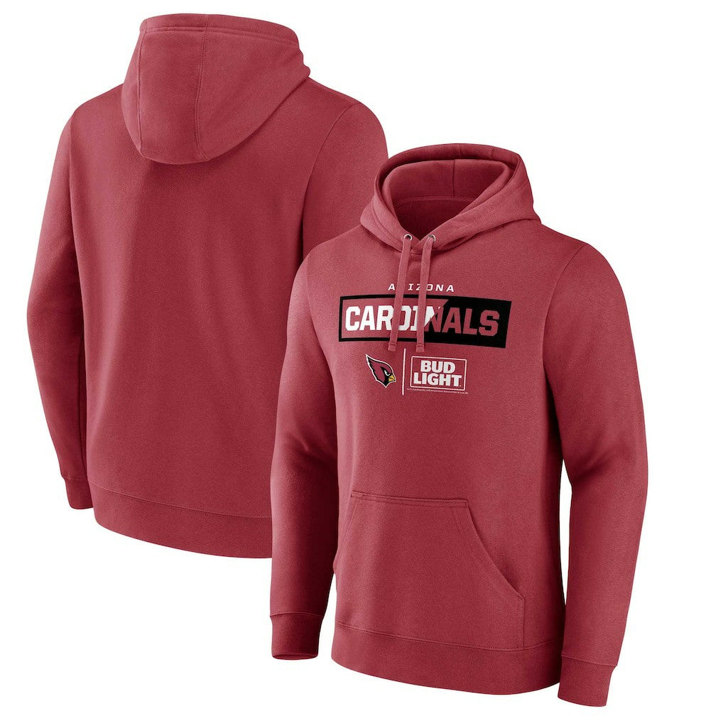 Arizona Cardinals NFL x Bud Light Pullover Hoodie Cardinal