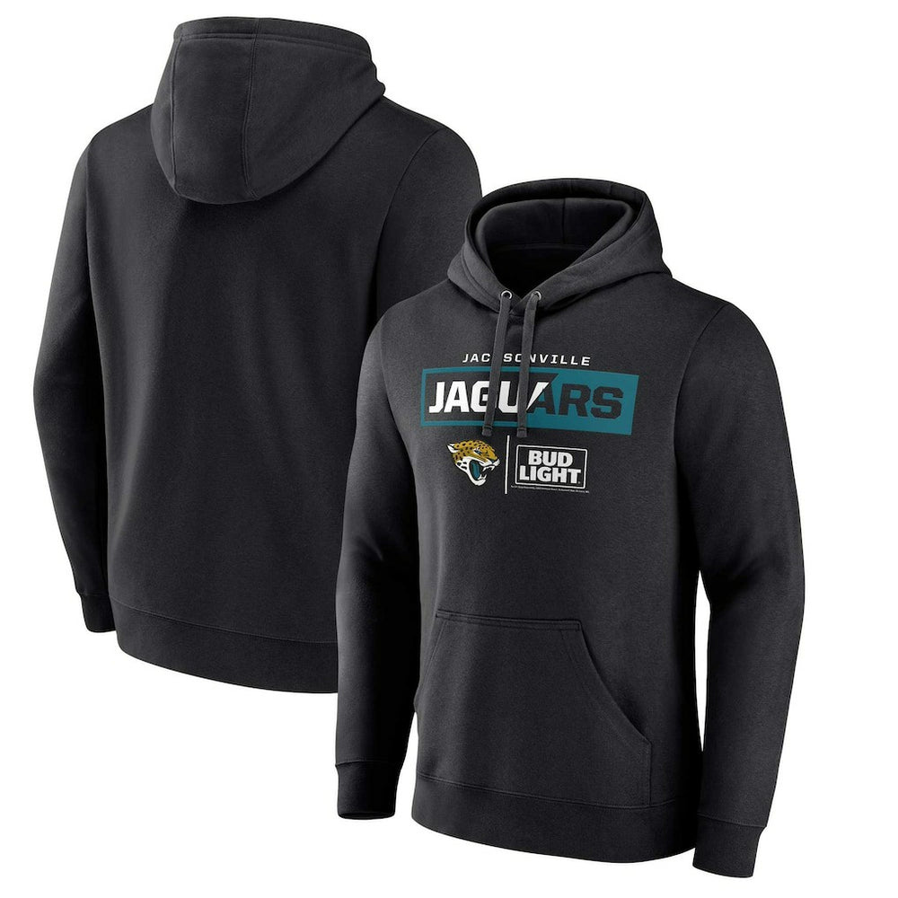 Jacksonville Jaguars NFL x Bud Light Pullover Hoodie Black