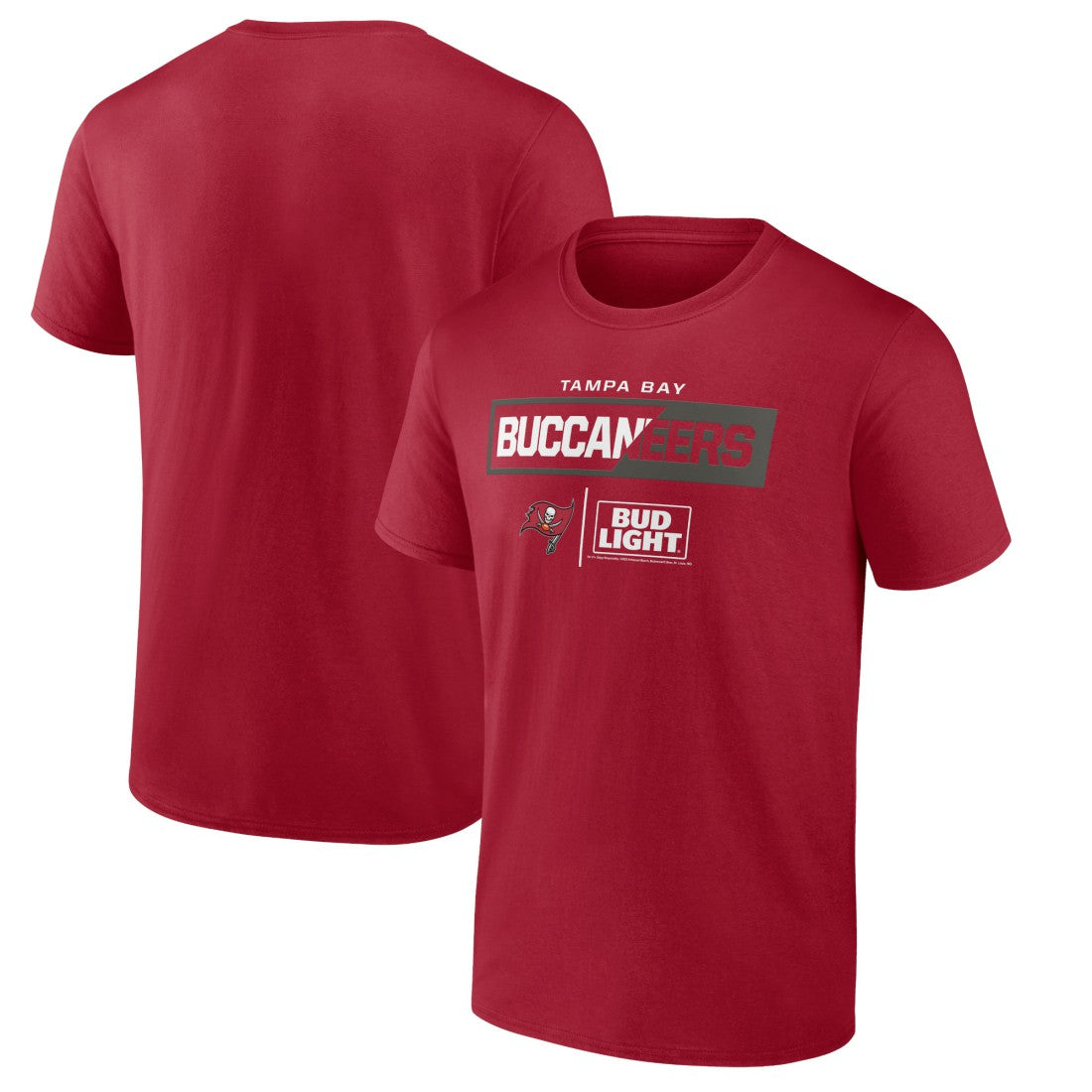 Tampa Bay Buccaneers NFL x Bud Light T-Shirt Red