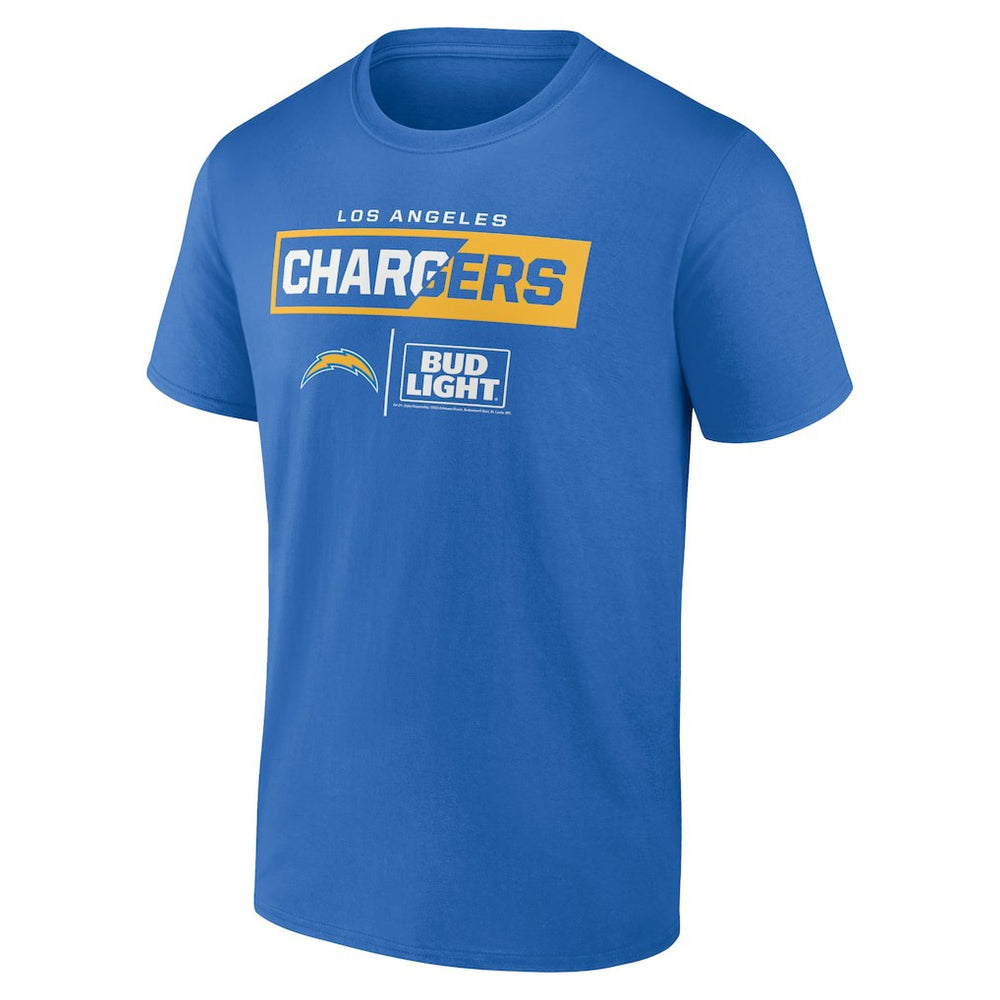 Los Angeles Chargers NFL x Bud Light T-Shirt Blue