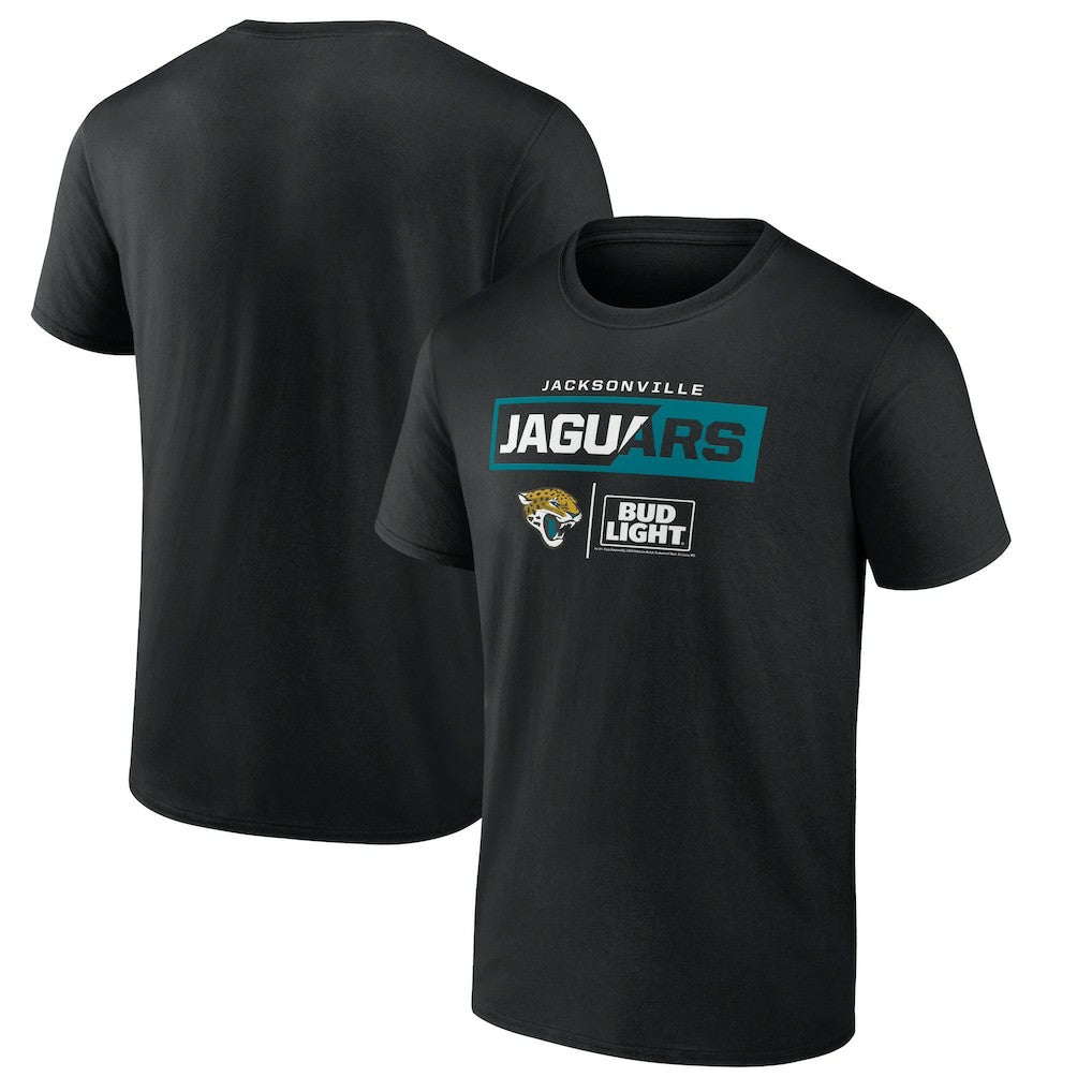 Jacksonville Jaguars NFL x Bud Light T-Shirt Black