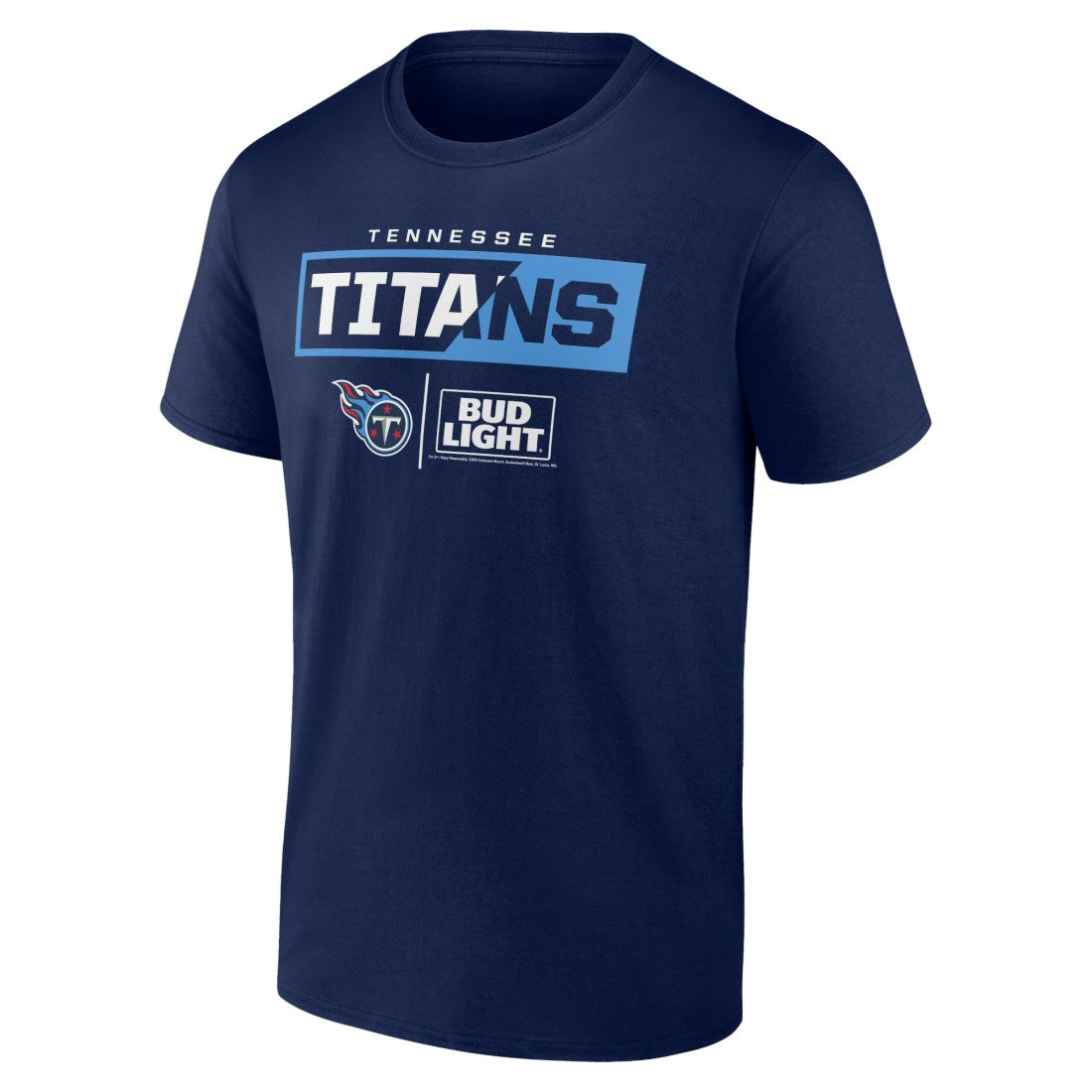 Tennessee Titans NFL x Bud Light T-Shirt Navy
