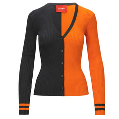 Cincinnati Bengals STAUD Women's Cargo Sweater Black/Orange