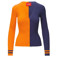 Denver Broncos STAUD Women's Cargo Sweater Orange/Navy