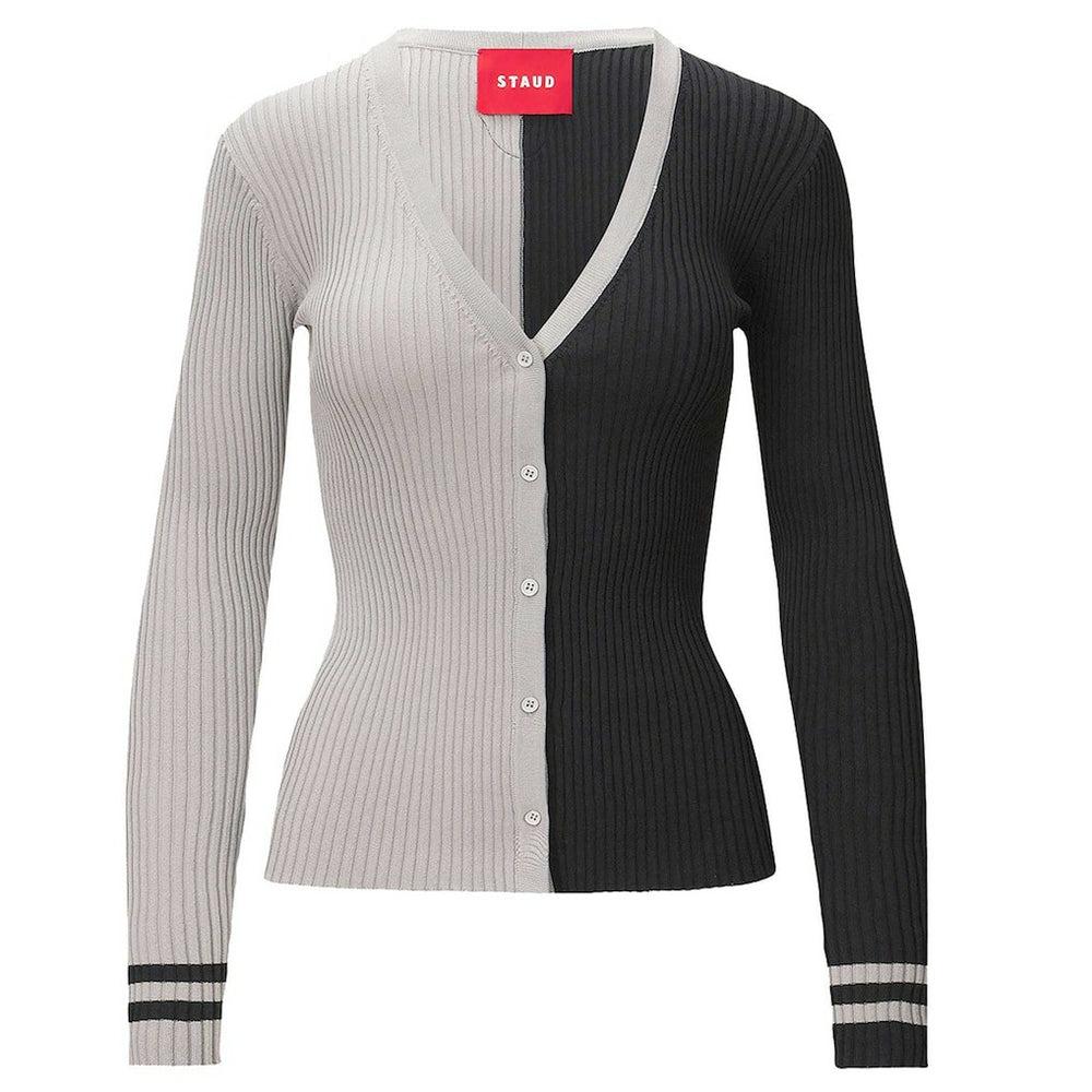 Las Vegas Raiders STAUD Women's Cargo Sweater Silver/Black