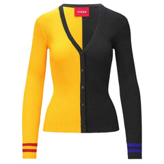 Pittsburgh Steelers STAUD Women's Cargo Sweater Gold/Black