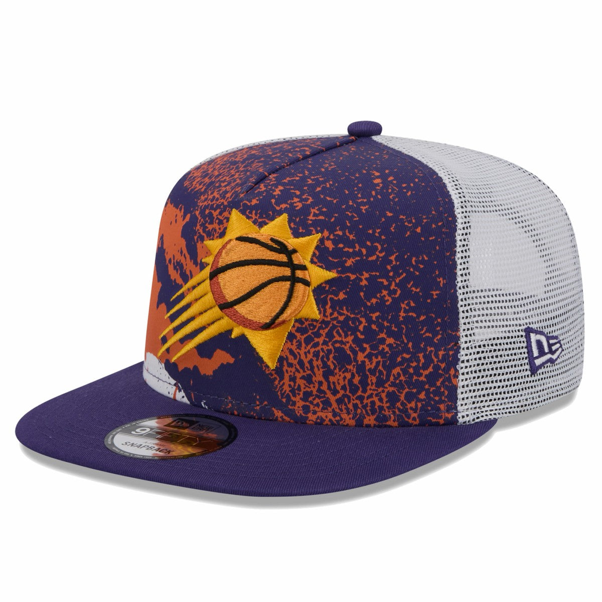 Phoenix Suns Court Sport Speckle 9FIFTY Snapback Hat Purple